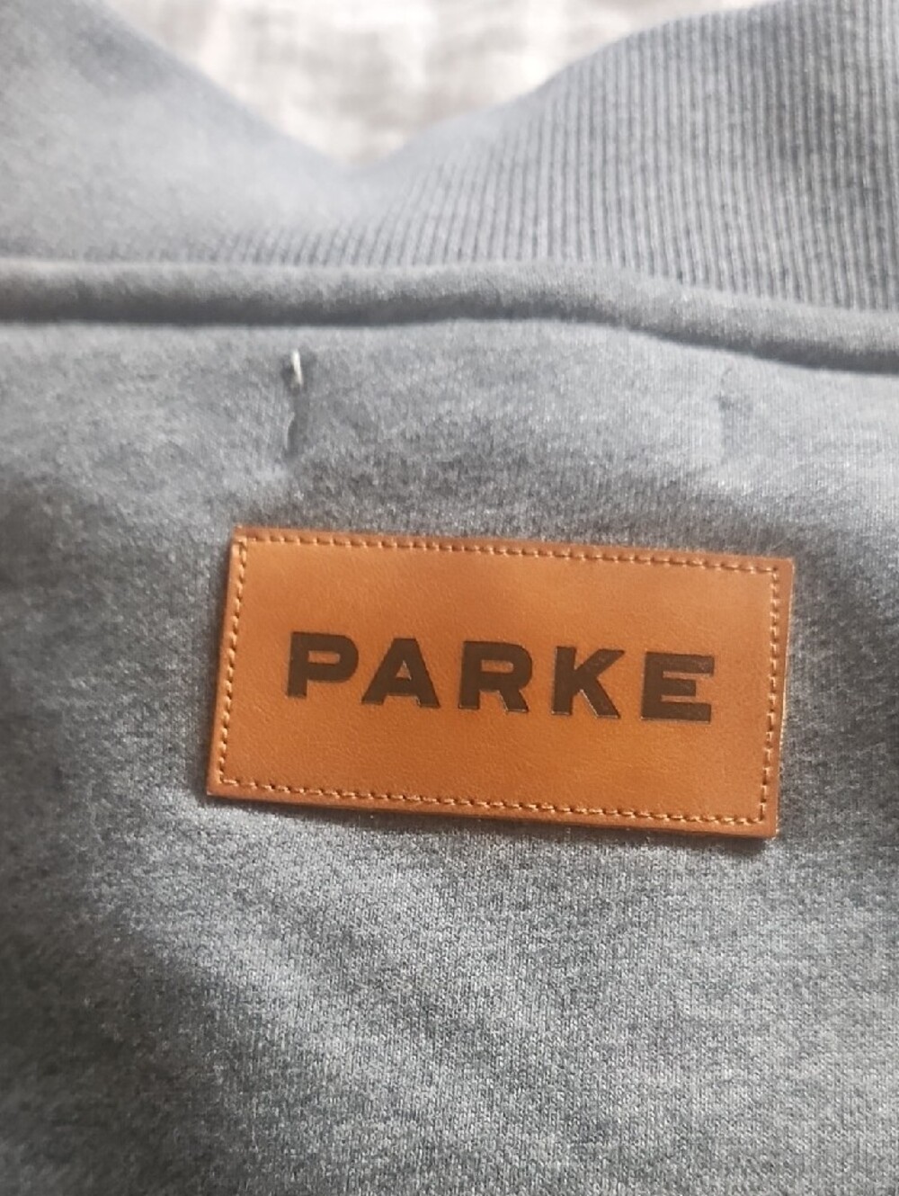 Parke Gray Quarter-zip Sweatshirt Sz S/M - Picture 6 of 11